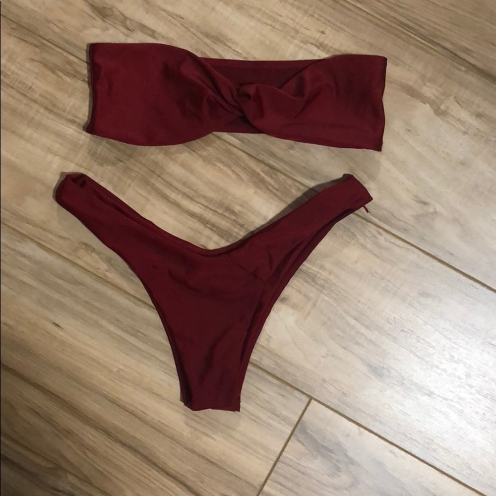 strapless bikini